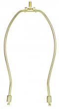 American De Rosa Lamparts A712 - REGULAR/ LIGHT DUTY 8IN HARP NO SADDLE, BRASS PLATED