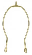 American De Rosa Lamparts A730 - HEAVY DUTY 8IN HARP WITH SADDLE, BRASS PLATED