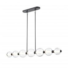 DVI DVP34904EB-PUC - GLIMMER 52" LINEAR, BLACK W/PUMPKIN GLASS