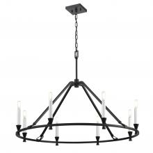 DVI DVP37129EB - CARISBROOKE 34" CHANDELIER, BLACK