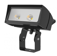RAB Lighting FFLED26TYB55/480/PCS4 - Flood 3330 Lumens Ffled 26W 5Hx5V 480W swivel photocell 3000K warm led stunnion bronze