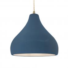 Justice Design Group CER-6565-MDMT-ABRS-BEIG-TWST - Large Droplet 1-Light Pendant