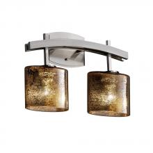 Justice Design Group FSN-8592-20-OPAL-NCKL - Archway 2-Light Bath Bar
