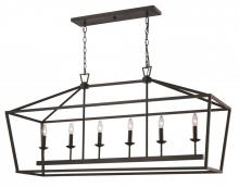 Trans Globe 10267 ROB - 6LT PENDANT-XL-BIRD CAGE-ROB