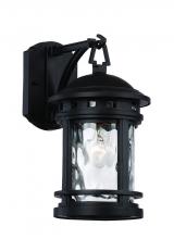 Trans Globe 40370 BK - 1LT WALL LANTERN-SML-WATER-BK