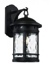 Trans Globe 40371 BK - 1LT WALL LANTERN-MD-WATER-BK