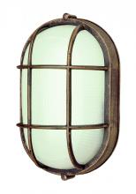 Trans Globe 41005 RT - 1 LIGHT MEDIUM OUTDOOR BULKHEA
