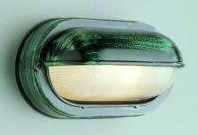 Trans Globe 4125 WH - 1LT OVAL VER BULKHEAD EYE LASH