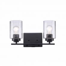 Trans Globe 80522 BK - 2LT BATH BAR-DOUBLE DISK-BK-SE