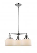 Innovations Lighting 207-PC-G71-LED - Bell - 3 Light - 22 inch - Polished Chrome - Stem Hung - Chandelier