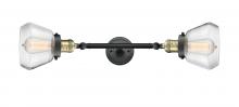 Innovations Lighting 208L-BAB-G172 - Fulton - 2 Light - 7 inch - Black Antique Brass - Adjustable Bath Vanity Light