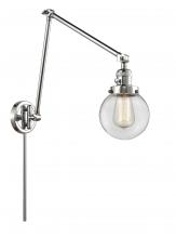 Innovations Lighting 238-PC-G202-6 - Beacon - 1 Light - 6 inch - Polished Chrome -Adjustable Swing Arm