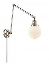 Innovations Lighting 238-PN-G201-6 - Beacon - 1 Light - 6 inch - Polished Nickel -Adjustable Swing Arm