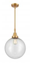 Innovations Lighting 447-1S-SG-G204-12 - Beacon - 1 Light - 12 inch - Satin Gold - Mini Pendant
