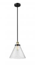 Innovations Lighting 616-1SH-BAB-G44-L - Cone - 1 Light - 12 inch - Black Antique Brass - Cord hung - Mini Pendant
