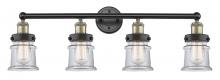 Innovations Lighting 616-4W-BAB-G182S - Canton - 4 Light - 32 inch - Black Antique Brass - Bath Vanity Light