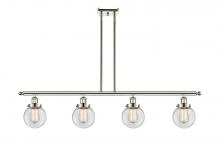 Innovations Lighting 916-4I-PN-G202-6 - Beacon - 4 Light - 48 inch - Polished Nickel - Stem Hung - Island Light