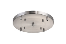 Matteo Lighting CP0105BN - Multi Ceiling Canopy (Line Voltage) Brushed Nickel Canopy