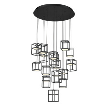 Eurofase 38259-023 - FERRO,16LT LED CHAND,BLK