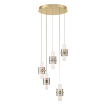 Eurofase 45594-014 - ROLA, 5LT LED CHANDELIER GOLD