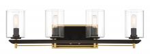 Minka Metropolitan N1854-707 - SABLE POINT - 4 LIGHT BATH LAMP