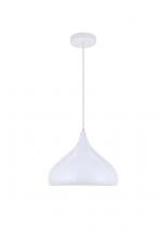Elegant LDPD2046WH - Circa Hang D12.5"H10"L1 White