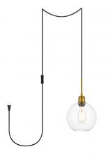 Elegant LDPG6206BR - HANG D8"H14"L1 with plug BR