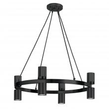 Dainolite CRL-248C-MB - 8 Light Chandelier in Matte Black