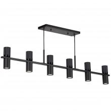 Dainolite CRL-4812HC-MB - 12 Light Horizontal Chandelier in Matte Black